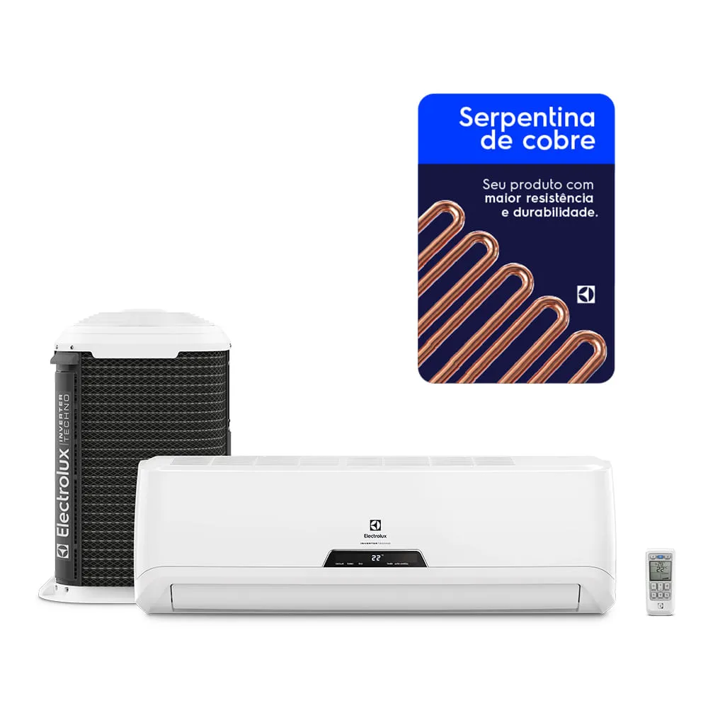 Ar-Condicionado Split Electrolux Inverter 22.000 BTUs Quente/Frio com Função Eco (QI22R/QE22R)