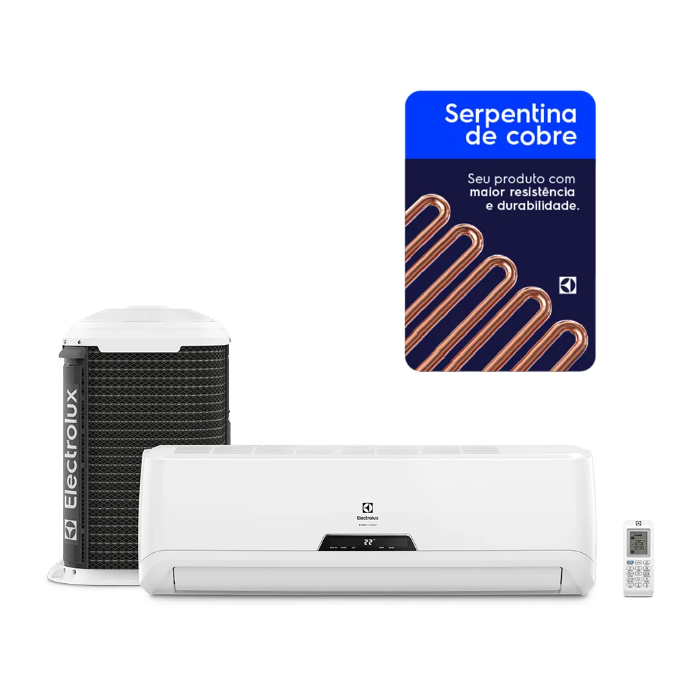 Ar-Condicionado Split Electrolux 18.000 BTUs Frio Linha Ecoturbo (VI18F/VE18F)