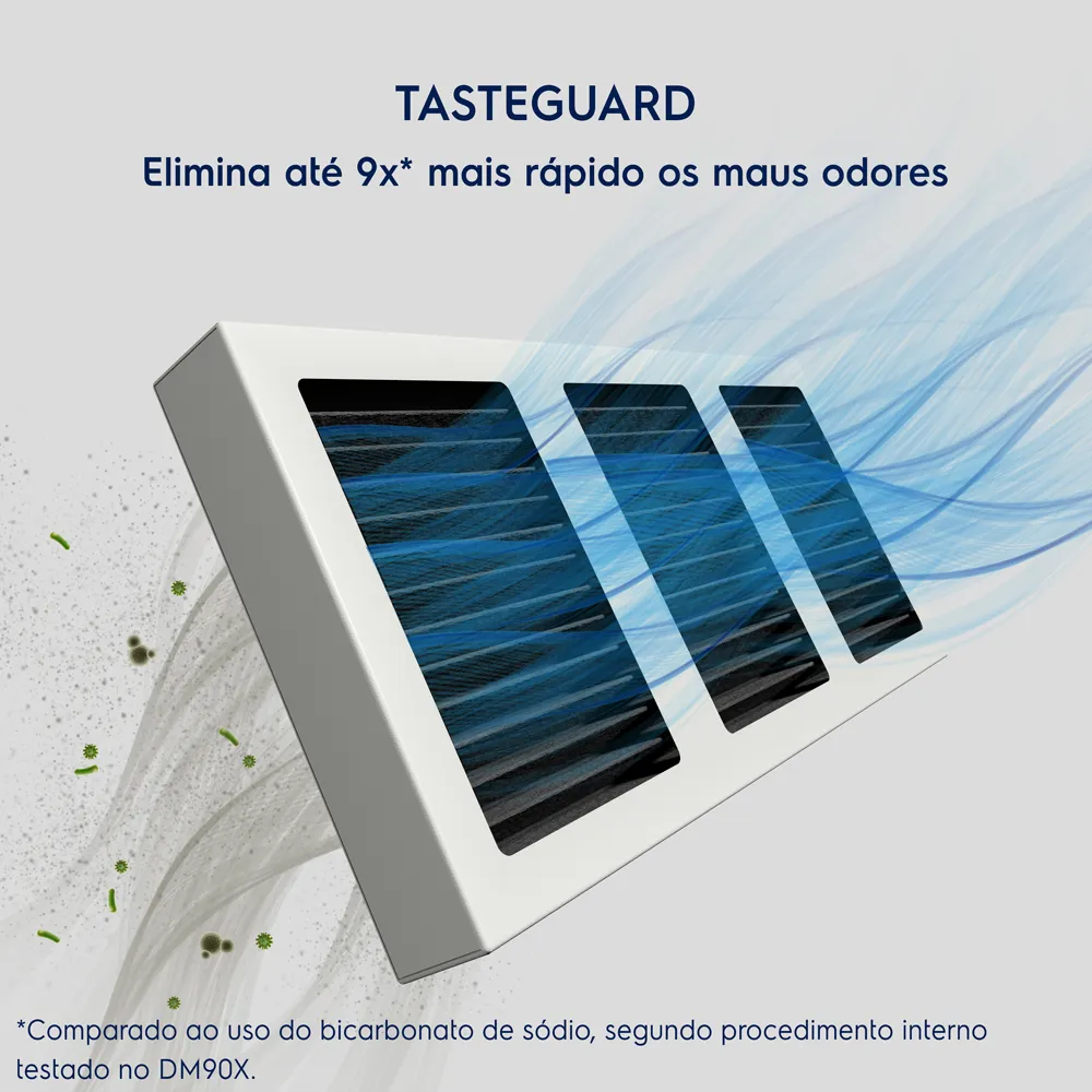 Geladeira Electrolux Frost Free Inverter 490L Efficient com AutoSense Inverse Inox Look (IB7S)