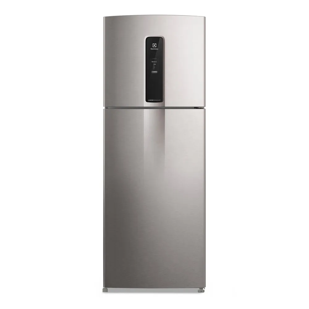 Geladeira Electrolux Frost Free Inverter 481L Efficient com AutoSense SmartBivolt Duplex cor Inox Look (IT70S)
