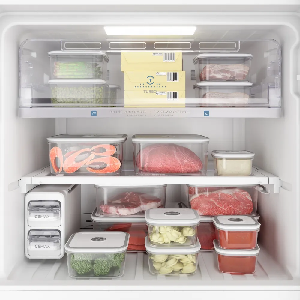 Geladeira Electrolux Frost Free 474L Duplex Cor Inox (DF56S)