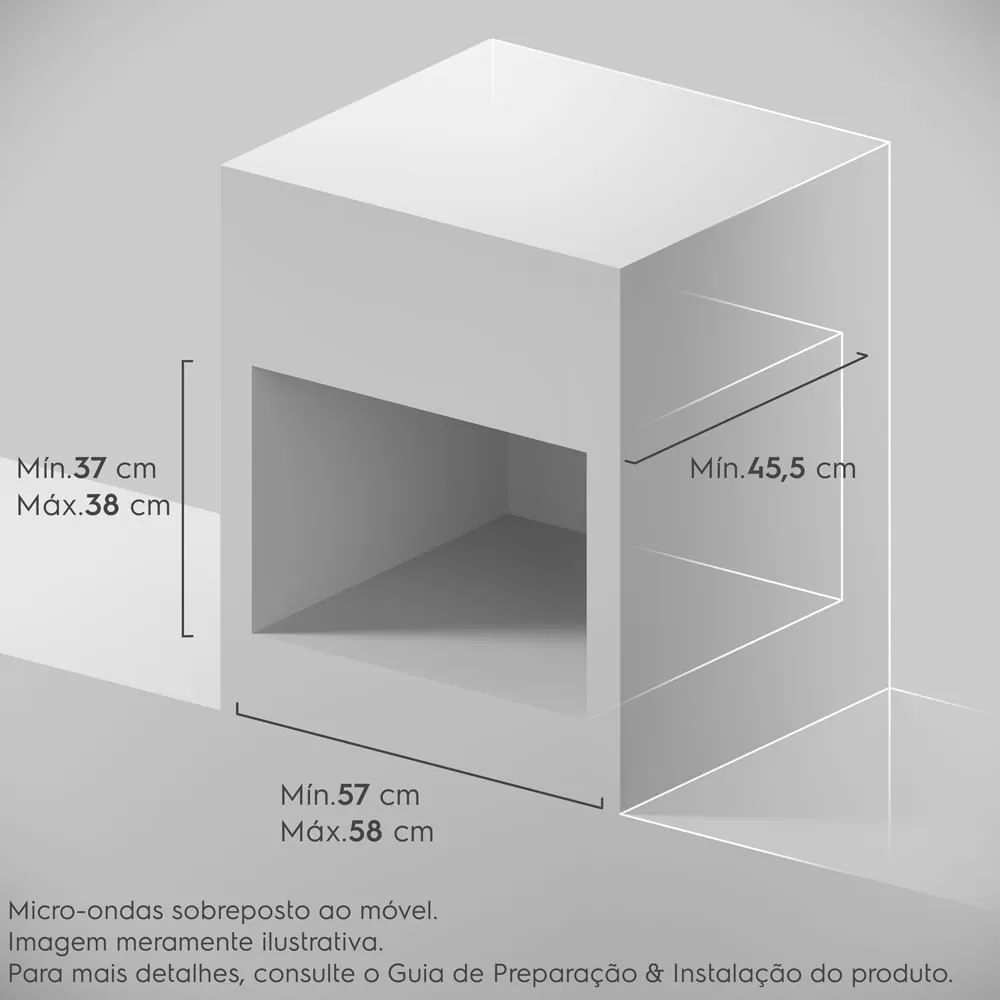 Torre de cocção Micro-ondas de Embutir Experience ME3BC + Forno de Embutir Elétrico Cinza (OE8EW) Electrolux