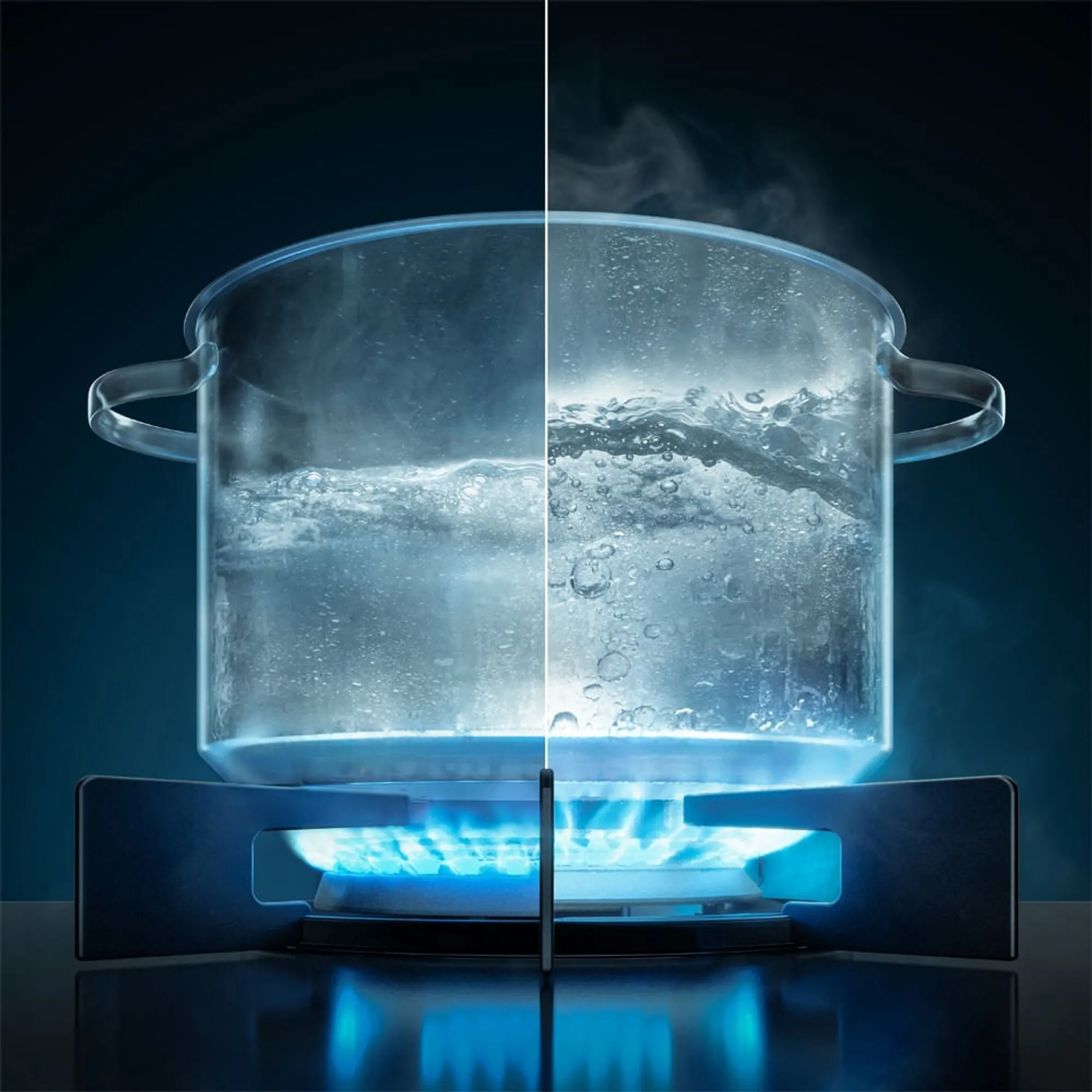Fogão de Embutir 4 bocas Electrolux Preto Experience Mesa Vidro, Grill e VaporBake (FE4EP)