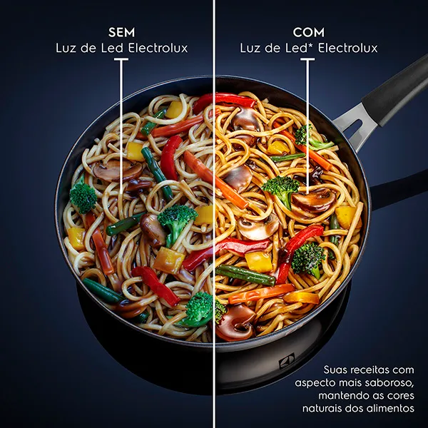 Coifa de Parede Electrolux 60cm de Vidro Efficient com Luz de Led (CE6VX)