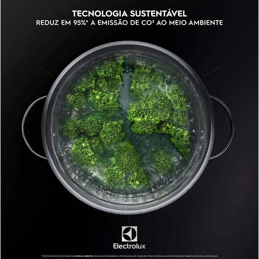 Cooktop 4 Bocas de Indução Electrolux Expert com Unicook e Timer (IE80P)