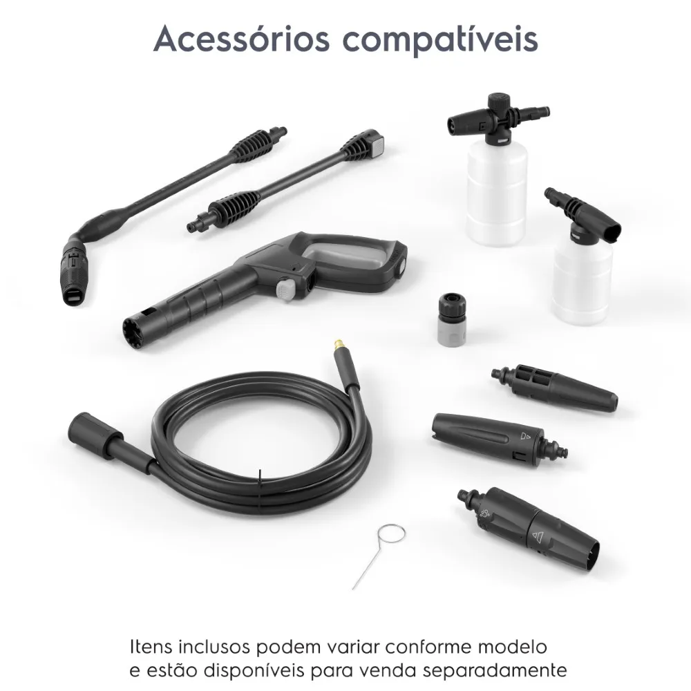 Lavadora de Alta Pressão Electrolux 2200PSI 1800W UltraWash Dispenser detergente Integrado (UWS2200)