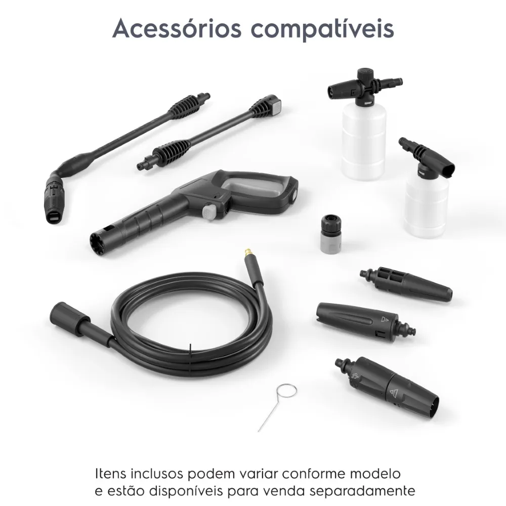 Lavadora de Alta Pressão Electrolux 1600PSI 1400W EasyWash com Engate Rápido (QWS1600)