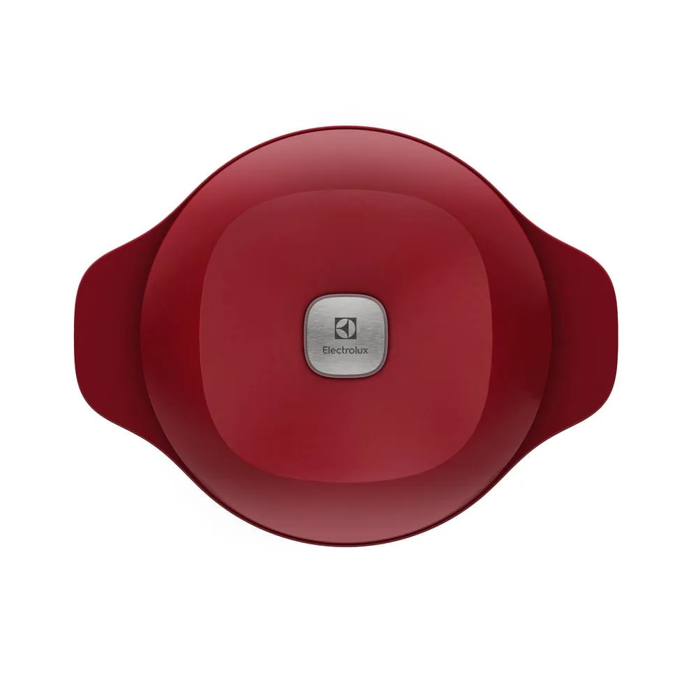 Panela de Ferro Fundido Esmaltado Caçarola Electrolux Expert 24cm Vermelha