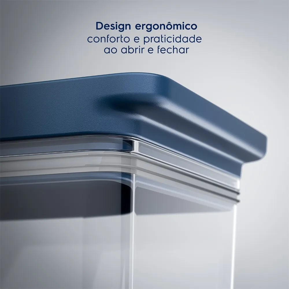 Pote Hermético Organizador Electrolux Experience Empilhável Modular 2,5L