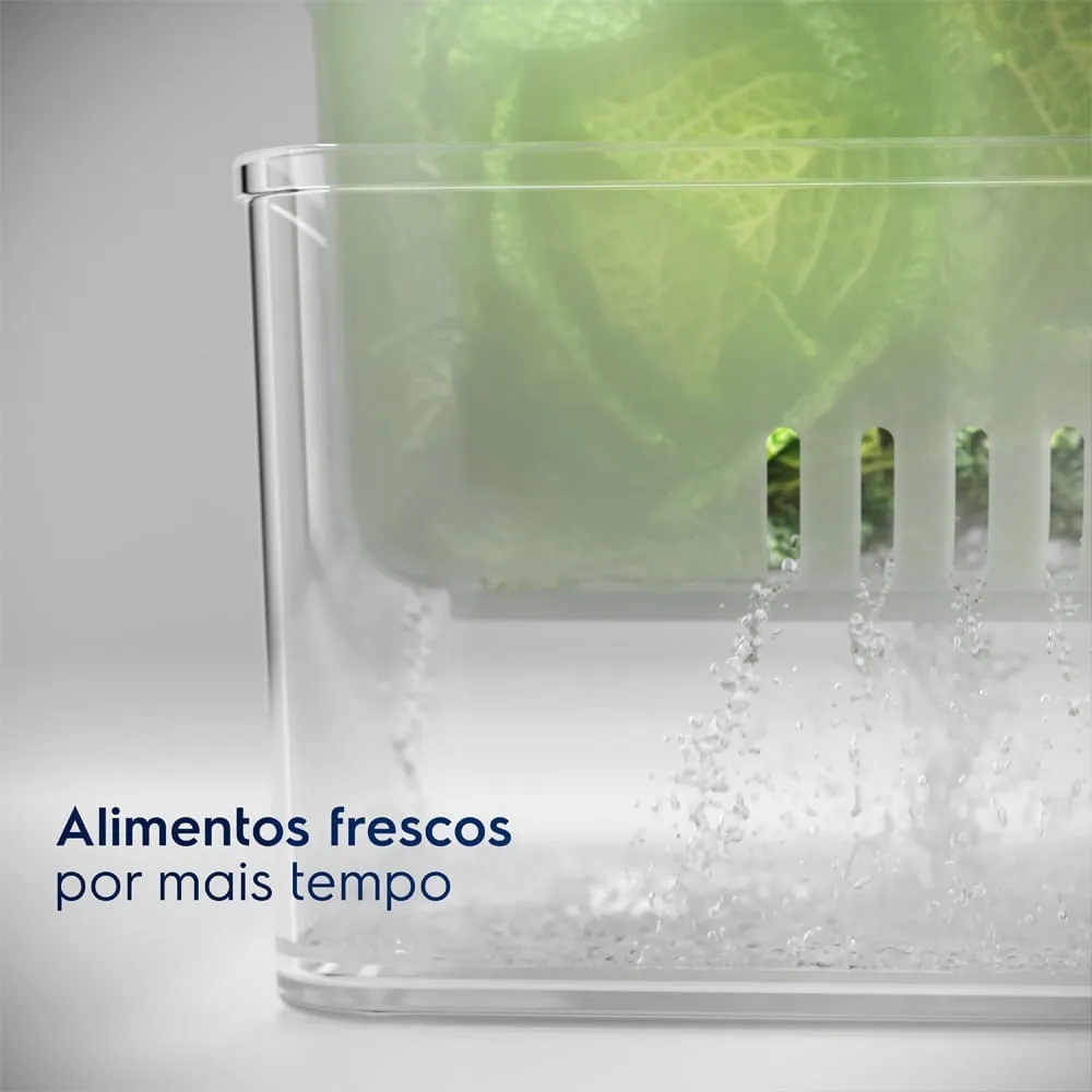 Kit 2 Organizadores de Geladeira Electrolux Experience 0,7L